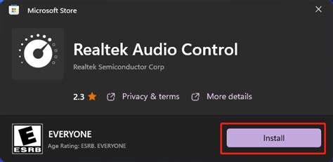 Realtek Audio Console: Download for Windows 10.